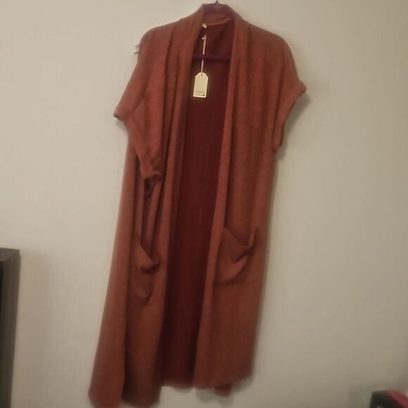 JODIFL LONG cardigan  ribbed  2x - Picture 1 of 7